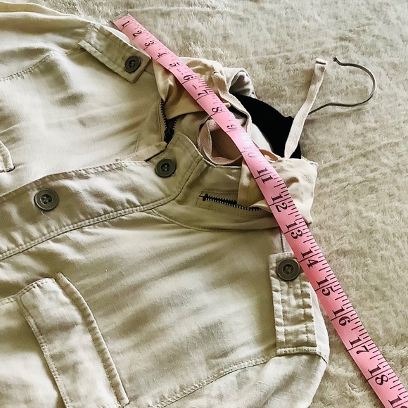 Utility Jacket / Linen / Size L / Ivory - Picture 8 of 10